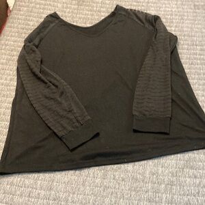 Black Long Sleeve Top